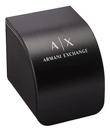 Armani Exchange Reloj Armani Exchange Cronógrafo Negro Silic