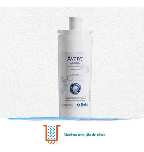 Imagem 6 de 8 de Kit 3x Refil Orignal Ibbl Avanti Mio Original Tripla Filtragem Mod 24010004