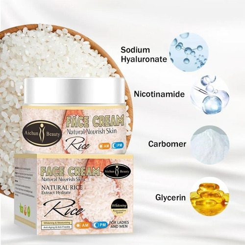 Set Cuidado Facial De Arroz Aclarante Crema/mascarilla