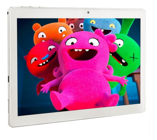 Imagen 1 de 9 de Tablet  con funda Gadnic TAB024DK 10.1" con red móvil 32GB blanca/plateada y 2GB de memoria RAM