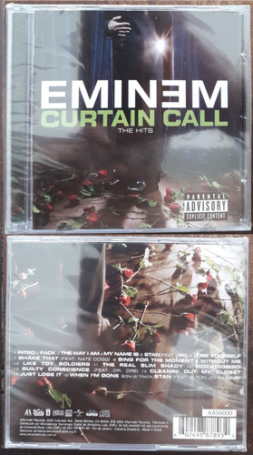 Cd (m) Eminem Curtain Call The Hits Ed Br Aa 2005 Lacrado 