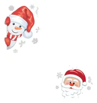 Comprar Adornos Navideños De Doble Cara Adhesivos Ventanas Navidad