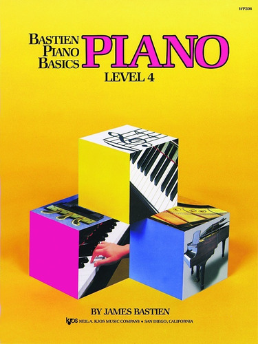 Método De Piano Básico, Nivel 4, Bastien-español