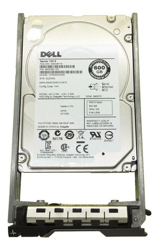 Disco Duro Interno Dell 07yx58 600gb Hotswap 10k Rpm 600-gb 