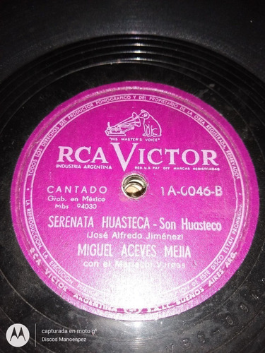 Pasta Miguel Aceves Mejia Rca Victor C133