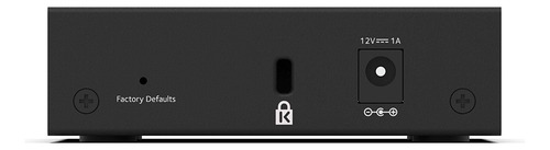 Switch De Red Administrado De 5 Puertos Gigabit Ethernet