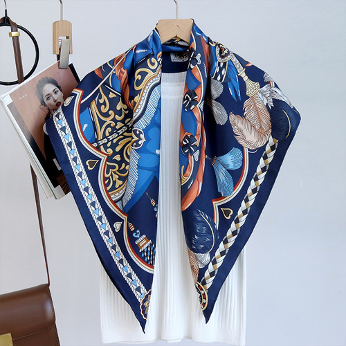 Máscara De Seda Grande Para Usar Como Gorro O Chal Ligero