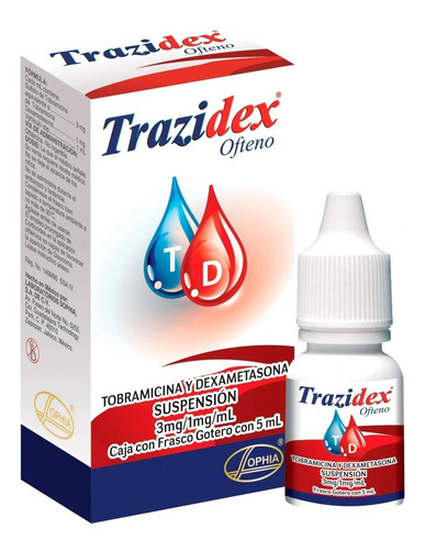 Trazidex® Ofteno 5ml | Suspensión Oftálmica