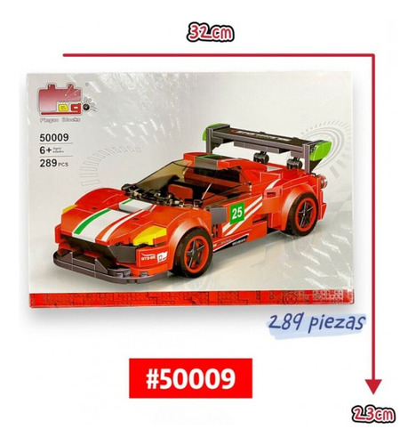 Carro De Jugute Deportivo De Armar Similar A Los Tipo Lego 