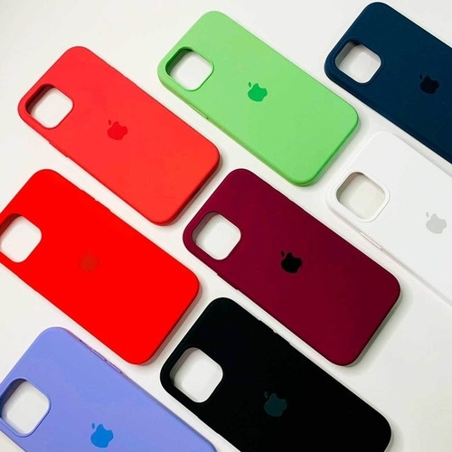 Funda Silicone Case Para iPhone 12/12 Pro Con Gamuza