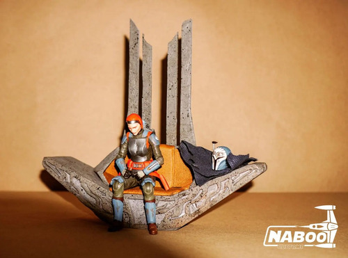 Star Wars Black Series Trono De Bo-katan Para 6 Pulgadas (Usado)