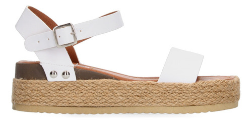 Sandalias Madison Con Plataforma Color Blanco Para Mujer 