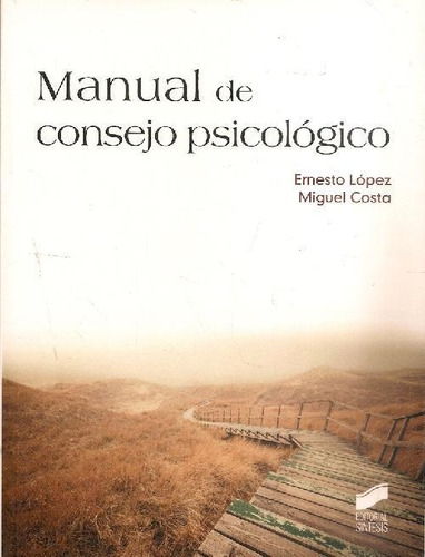 Libro Manual De Consejo Psicológico De Miguel Costa Cabanill