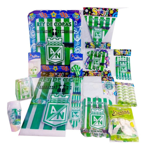 Decoración Equipo Nacional Futbol Set X36 + Regalo