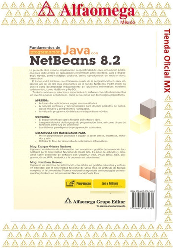 Fundamentos De Programación Java Con Netbeans 8.2