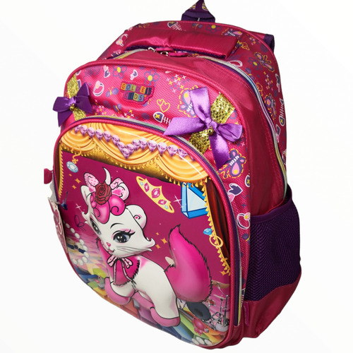 Mochila Escolar Infantil Unisex Modelos R U Z Golden Kids