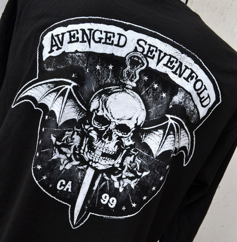 Avenged Sevenfold Playera Biker Bat Ls Srsx Rock Metal