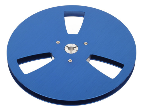 Bobina Vacía De Aleación De Aluminio Azul De 1/4 Y 7 Pulgada