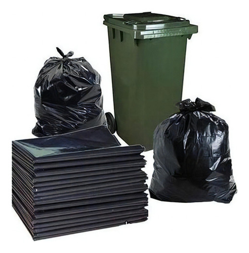 Saco Para Lixo 300 Litros Super Reforçado Gigante 1.30x1.30