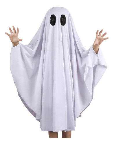 Disfraz De Fantasma Blanco Para Disfraces, Cosplay Infantil