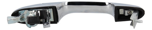 Imagen 3 de 6 de Manija De Puerta Exterior Cromado Izquierda Fiat 500 08/18