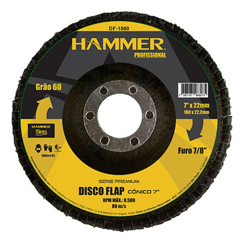 Disco Flap Hammer 7 X 60