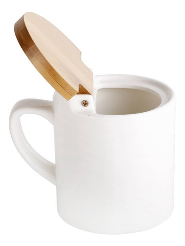 Salero Con Tapa 12x9x12 Cm Blanco