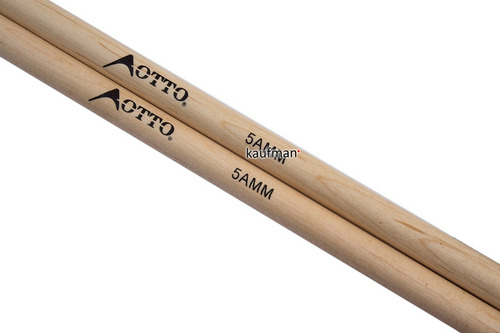 Imagen 4 de 7 de Baquetas Bateria Otto Madera De Maple Punta Madera 7a 5b Etc