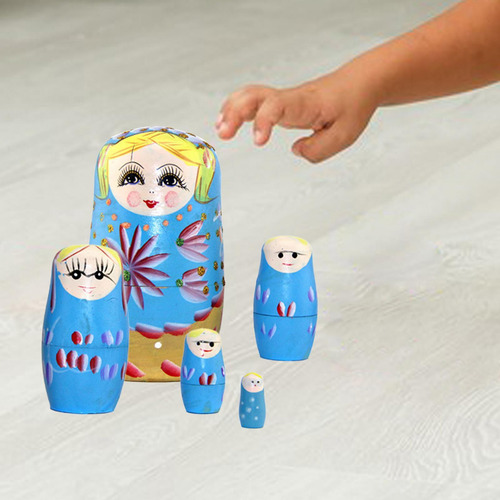 5x Adorno De Muñeca Anidada, Muñecas De Los Deseos