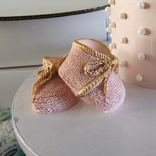 C Botines De Silicona Para Fondant, Zapatos De Punto Para
