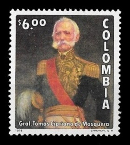 Presidente Cipriano De Mosquera - Colombia - Mint - Yv 728