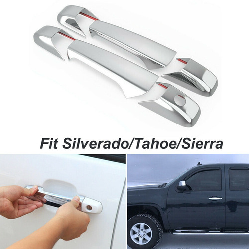 Cubre Manijas Cheyenne Silverado 07 08 09 10 11 12 2 Pts