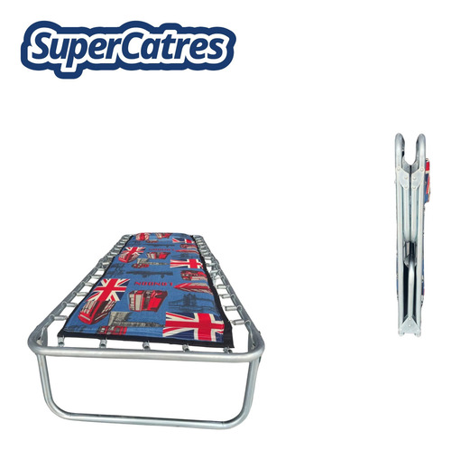Catre Plegable Con Colchoneta Integrada Premium Supercatres Varios