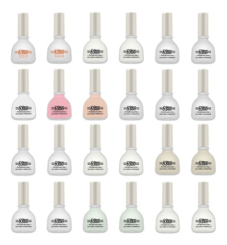 Imagen 2 de 4 de Esmalte Para Uñas Tratamientos Xúlu Exhibidor X24 Unid Z989