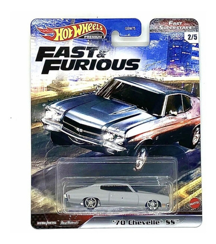 Hot Wheels Rapido Y Furioso Chevelle Ruedas Goma Solo Envios