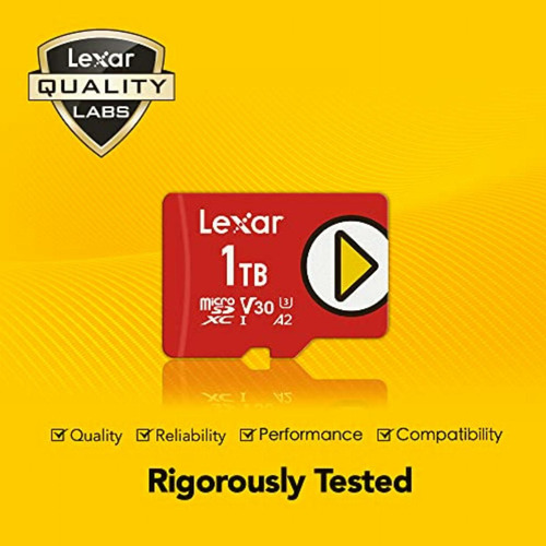 Lexar Play Tarjeta Microsdxc Uhs-i De 512 Gb, Hasta 150 Mb/s