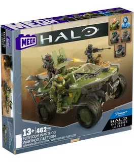 Mega Construx Halo, Warthog del Fleetcom, Juguete Construcción, Juguetes para Niños de 13 años en adelante 462