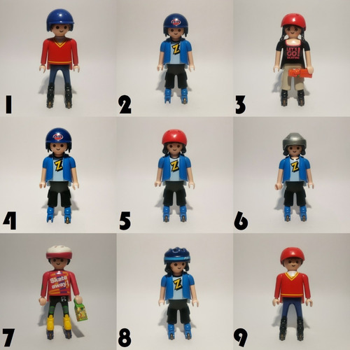 Playmobil Chicos Chicas Rollers Patines Patinaje Deportes