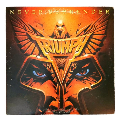 Triumph - Never Surrender Insert Importado Usa   Lp