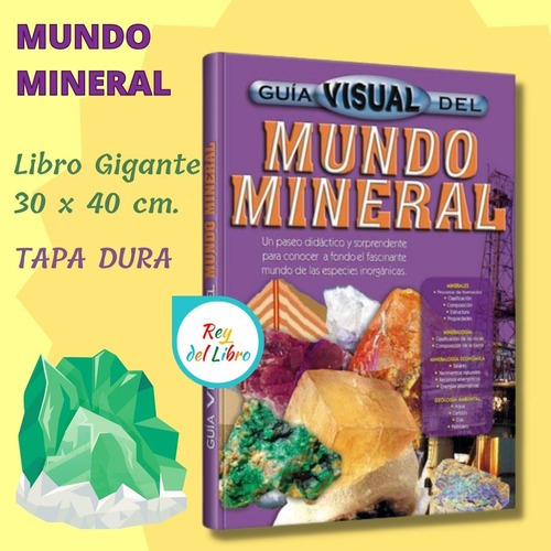 Libro Formato Grande Gua Visual De Mundo Mineral Miniuy