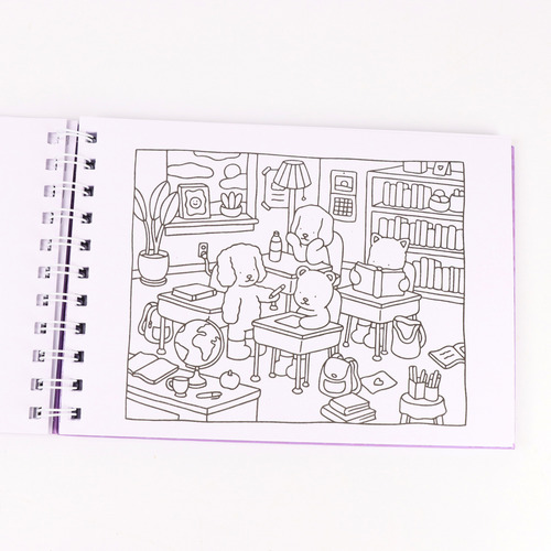 Capybara Y Bobbie Libro De Dibujo Para Colorear