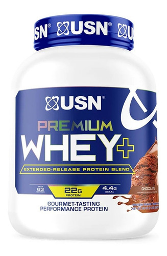 Usn Premium Whey + Proteína 5 Lb Chocolate