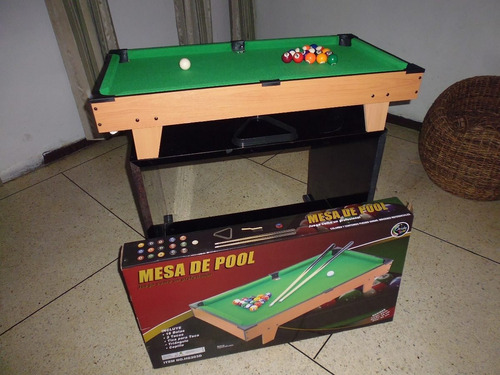 Mesa De Pool Profesional Jeidy Toys Mundial Niños Navidad Bb