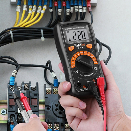 Tacklife Dm02a Multimetro Digital Avanzado De Voltio Ohm