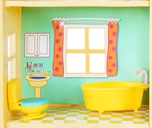 Casa Da Família Da Peppa Pig Com Som E Luz 55 Cm Dtc