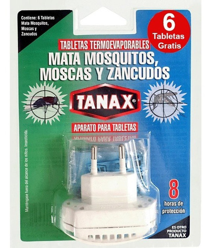 Insecticida Eléctrico Tanax + 6 Tabletas De Repuesto
