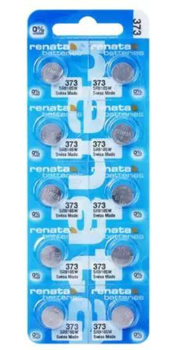 Bateria Renata 373 / Sr916sw Para Relógios Cart. 10 Unidades
