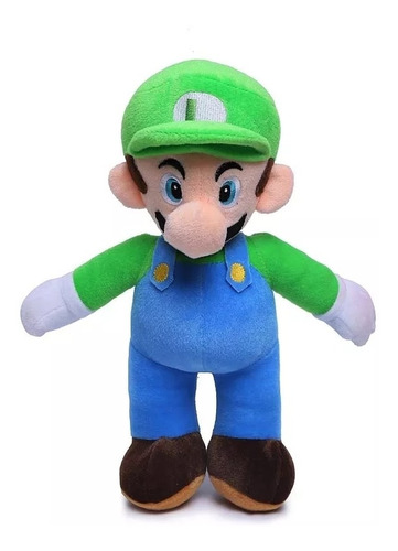 Súper Mario Peluche Muñeco Figura Acción Personaje Luigi 