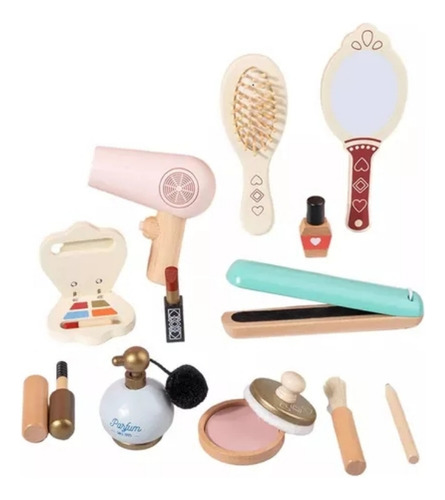 Kit De Maquillaje Para Niños, Brocha De Cosplay De Madera, 1