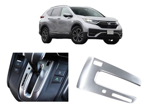 Cubierta De Panel De Palanca Plata Honda Crv Cr-v 2017 2018 2019 2020